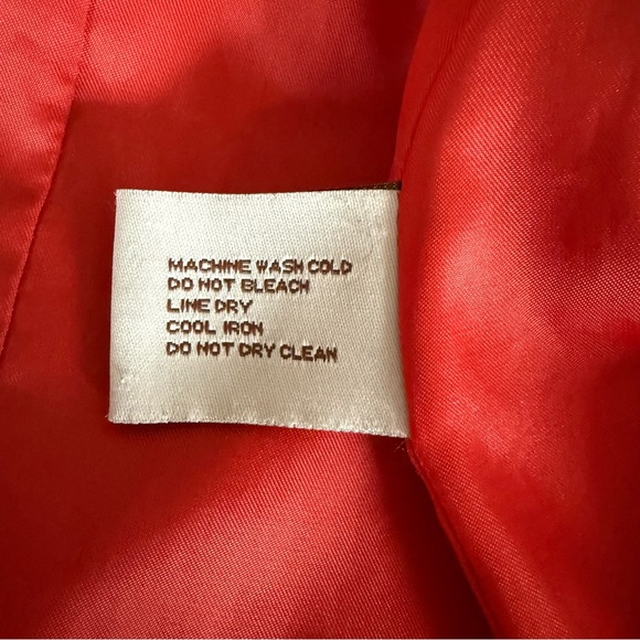 Michael Kors Bold Scarlet Double-Breasted Weather Resistant Trench with Belt - Picture 10 of 14